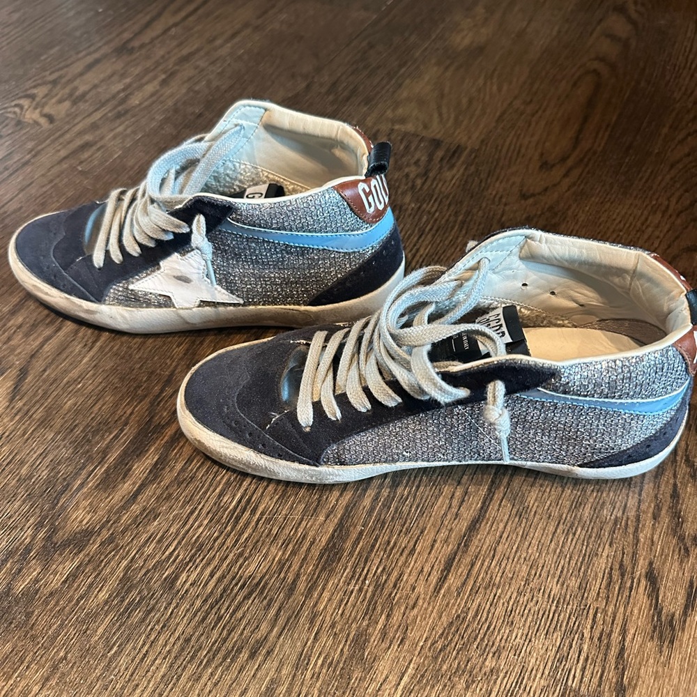 Golden Goose Deco Glitter Midstar size 35